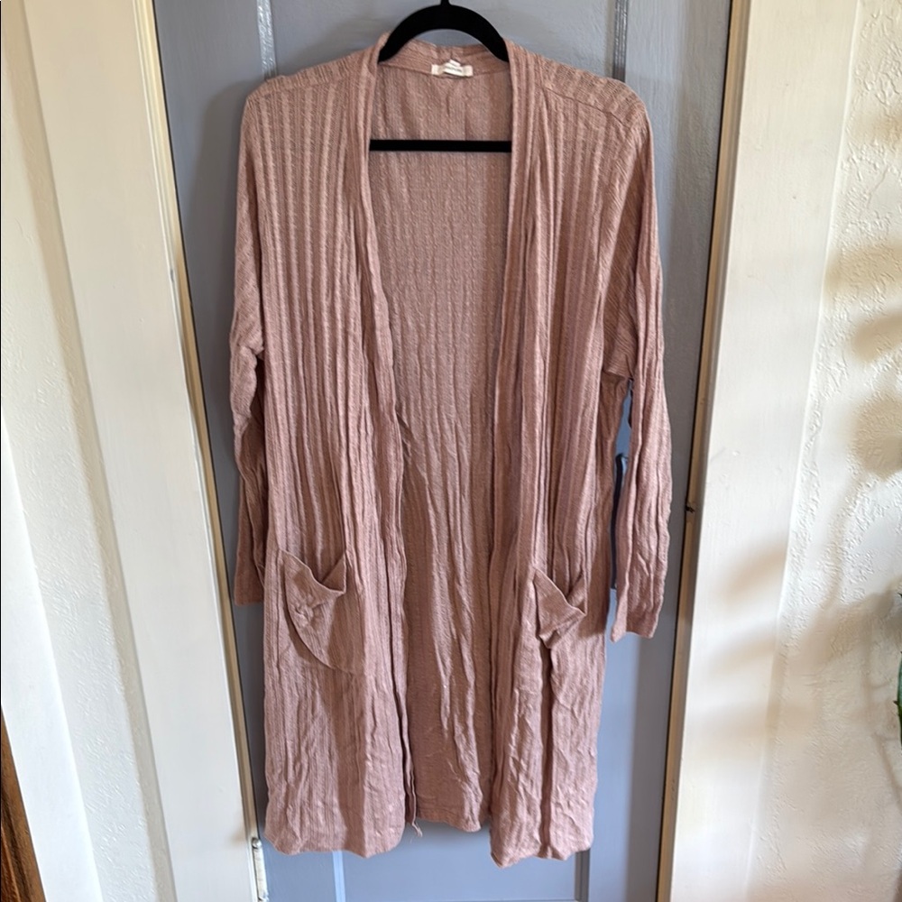Maurices Blush Knit Cardigan